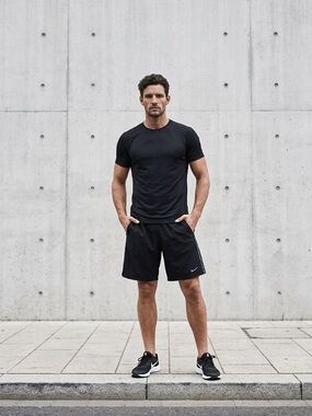 Nike Men’s Black Athletic Training Shorts Size L